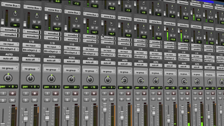 New Look: Mini Send Faders